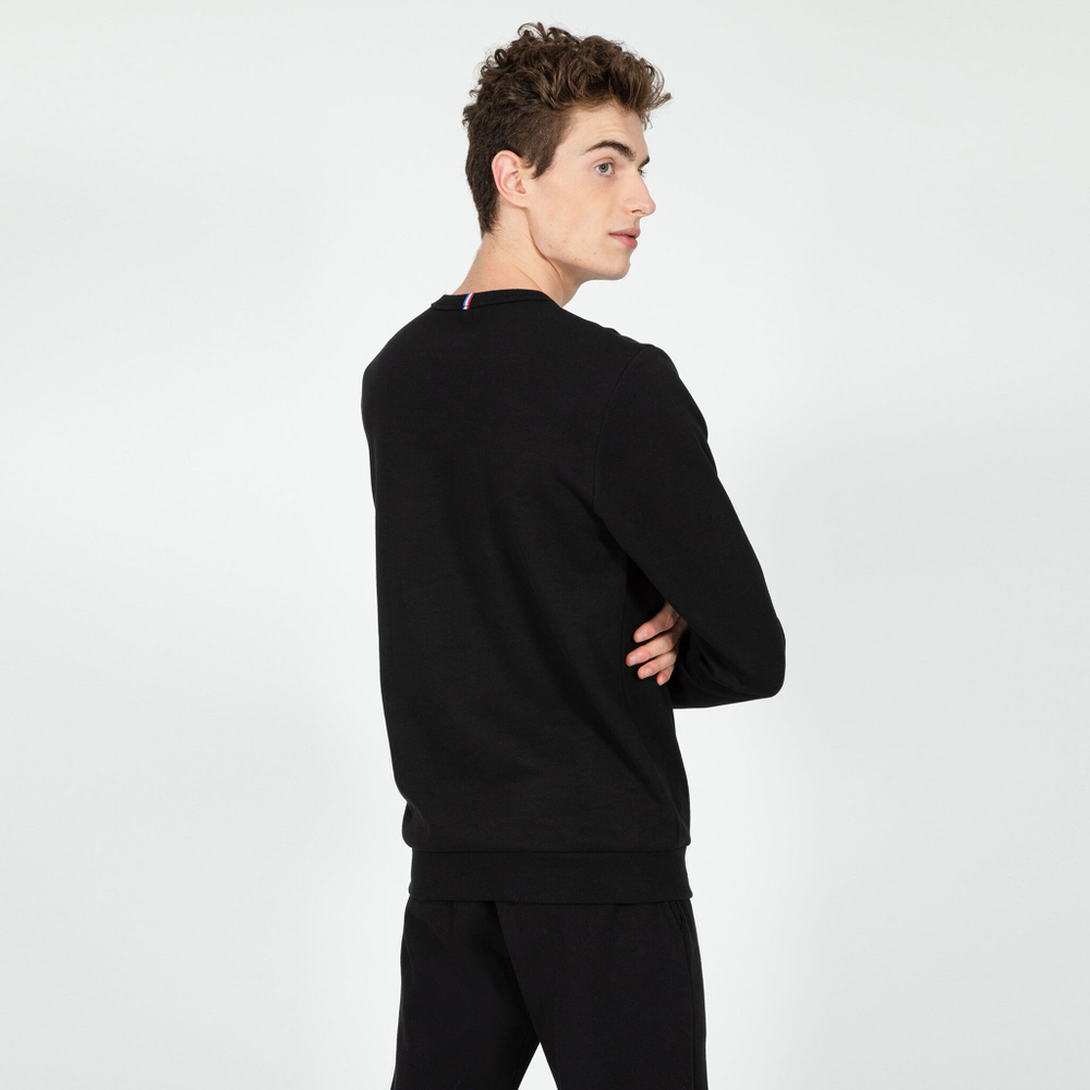 Мужская кофта теннисная Le Coq Sportif Essential N°3 Sweatshirt Men - Black