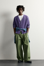 КАРДИГАН С КОСАМИ FRUIT OF THE LOOM™ — ZARA
