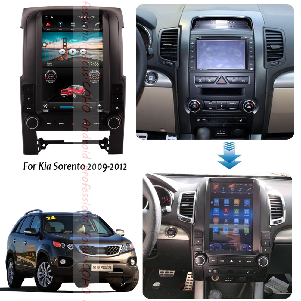 Установочный комплект для KIA Sorento XM 2009–2012 (дорестайл)  KUBERG NH-K1008