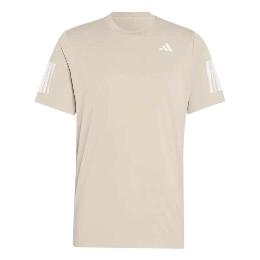 Теннисная футболка Adidas Club Tennis Climacool 3-Stripes - khaki three