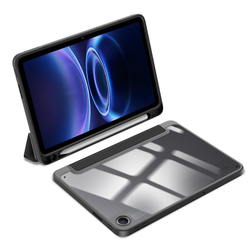 Чехол книжка черного цвета для планшета Xiaomi Redmi Pad 2 и Poco Pad C1, серия Toby Series от Dux Ducis