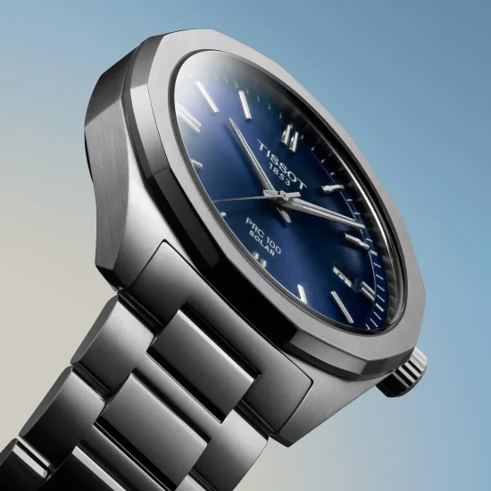 Tissot T151.422.11.041.00 швейцарские часы Tissot PRC 100 Solar 39 мм мужские