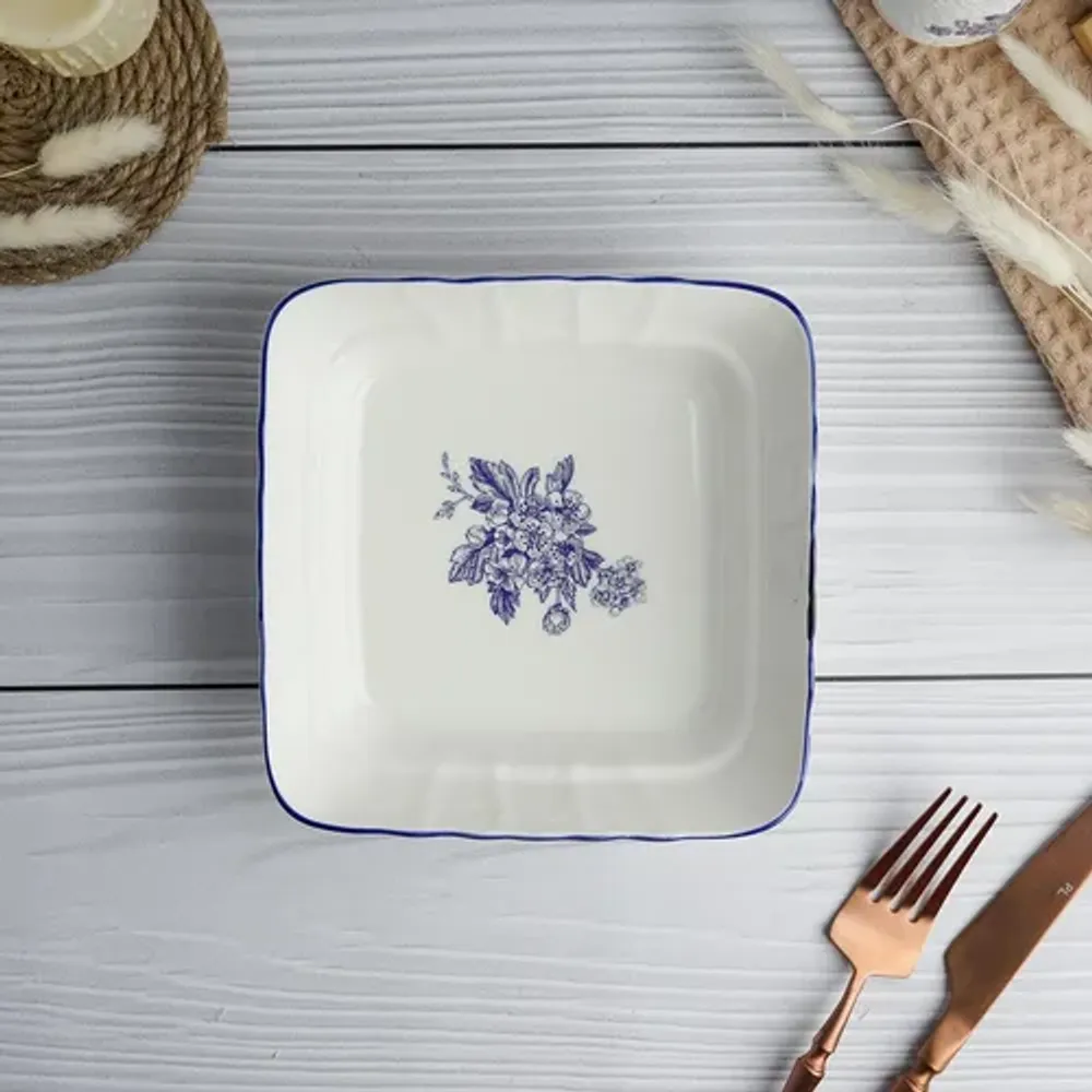 Салатник 400 мл 16*16 см h4,5 см квадратный Sea Flower P.L. Proff Cuisine [6]