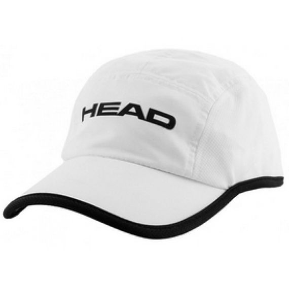 Бейсболка Head Tri Running бело-черный