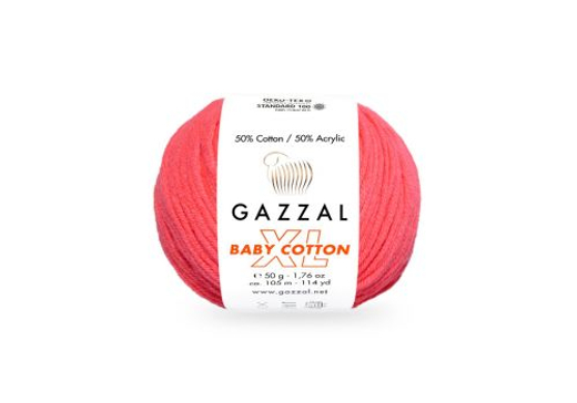 BABY COTTON XL, яркий коралл