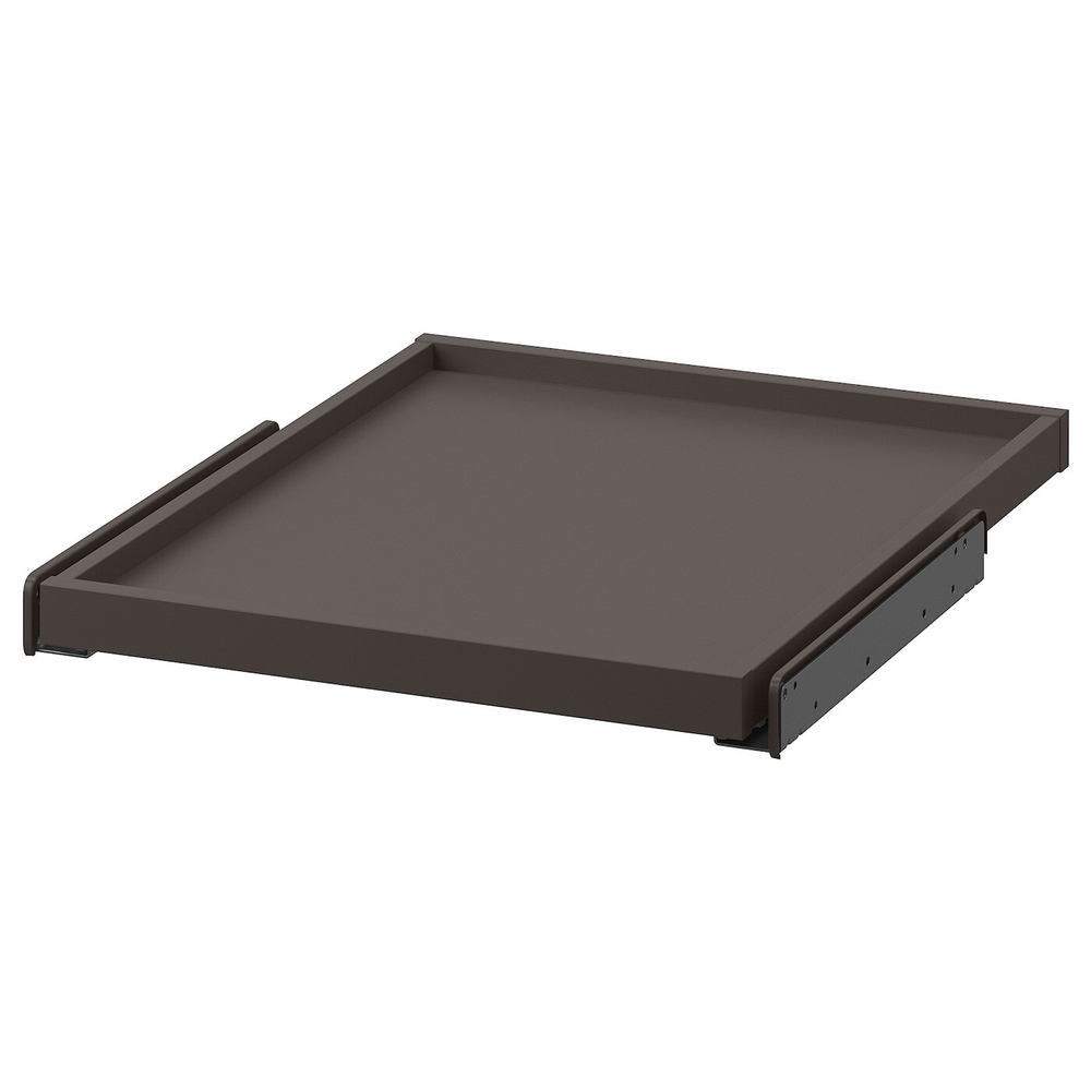 Полка выдвижная IKEA KOMPLEMENT (КОМПЛЕМЕНТ), Темно-серый, 50x58 см