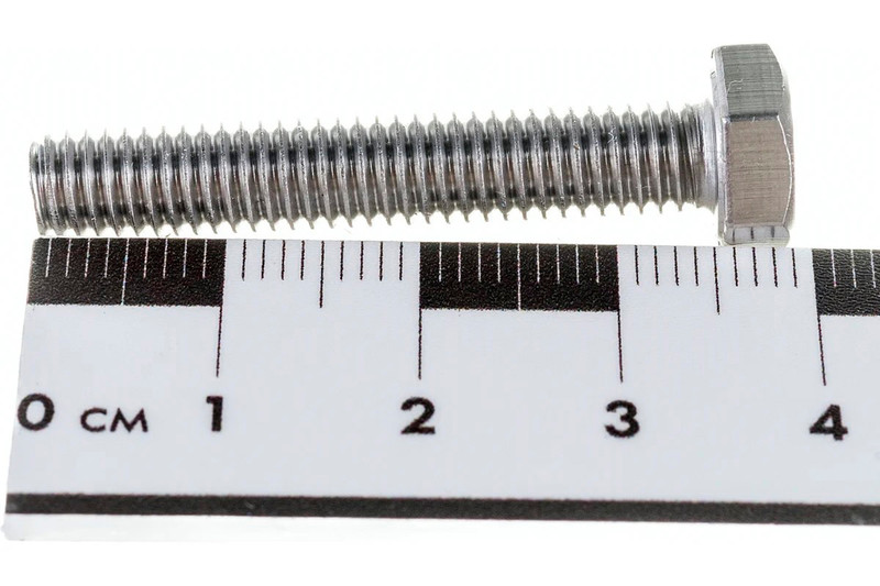 6х35 Болт нержав.А2 DIN933 (50 шт.)