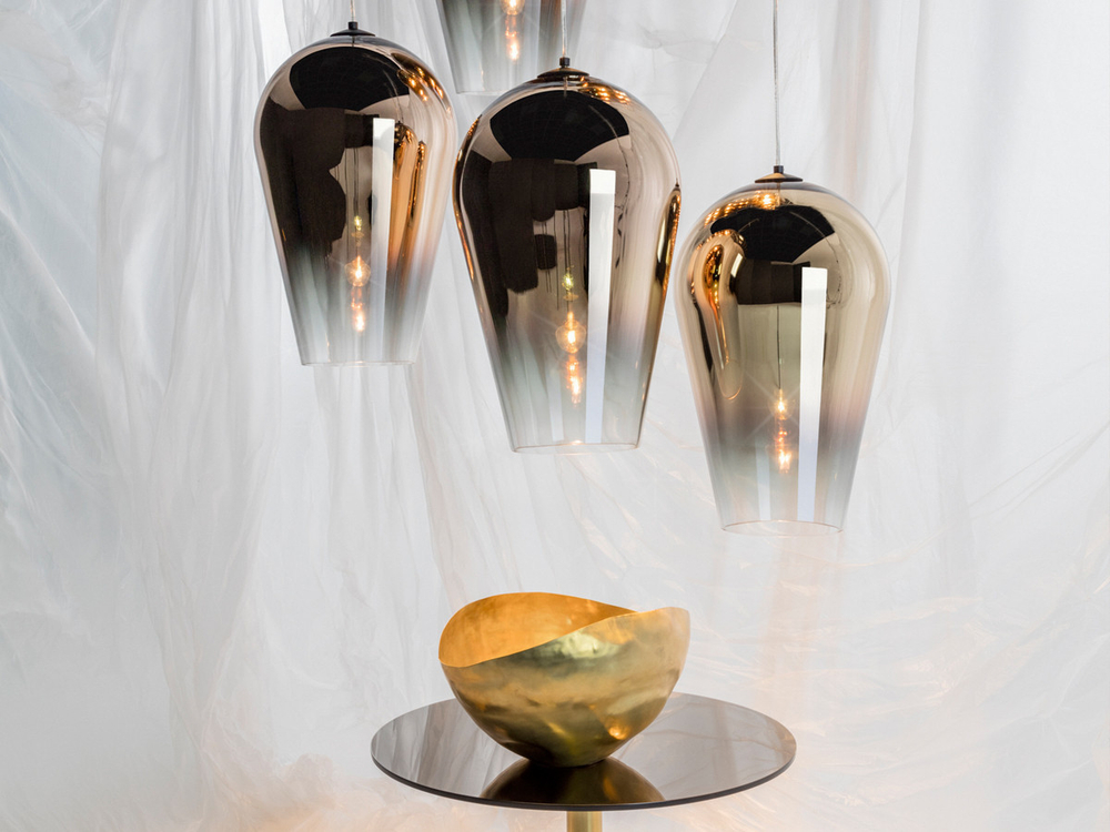 Pendant design lamp  FADE by Tom Dixon (Bronze)