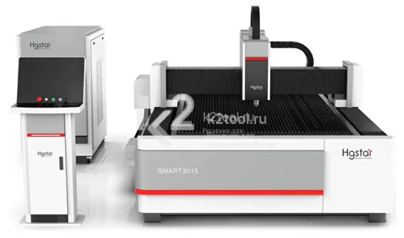 Базовый лазерный станок HGTECH SMART8015 для резки листов металла