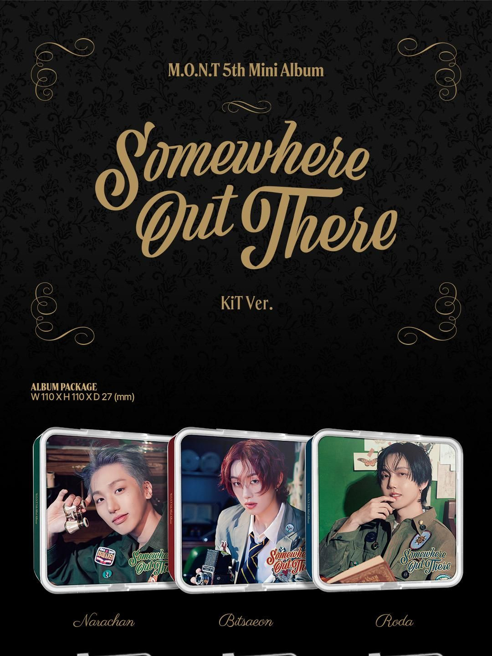 Альбом M.O.N.T - SOMEWHERE OUT THERE 5th Mini Album KiT Version RANDOM Cover
