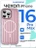 Чехол накладка iPhone 16 Pro Max 6.9" Gurdini Ocean Case (9) Metalic розовый