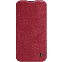 Кожаный чехол-книжка Nillkin Leather Qin Pro c защитой камеры для iPhone 14 Pro