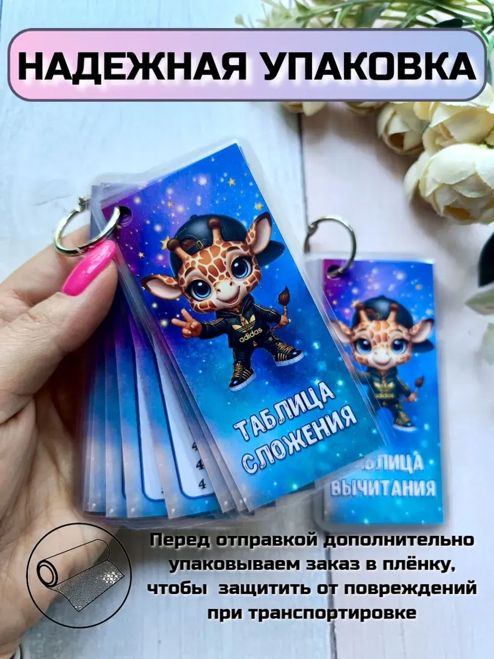 Обучающие карточки "Сложение" и "Вычитание"