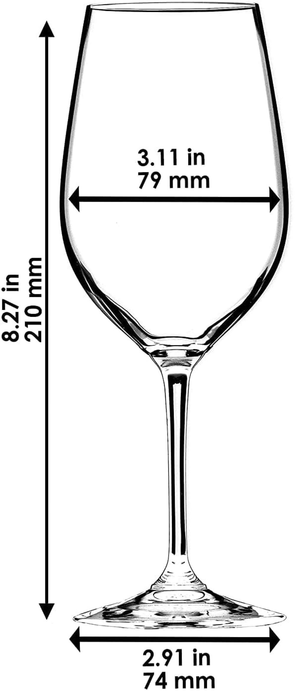 Набор из 2-х бокалов для вина Riesling Grand Cru/Zinfandel 400 мл Vinum Riedel