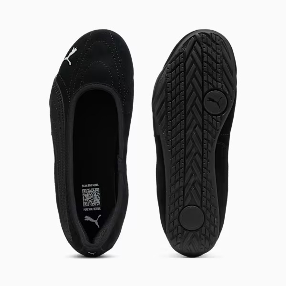 PUMA Женские кроссовки-балетки Catch Soleil, черный