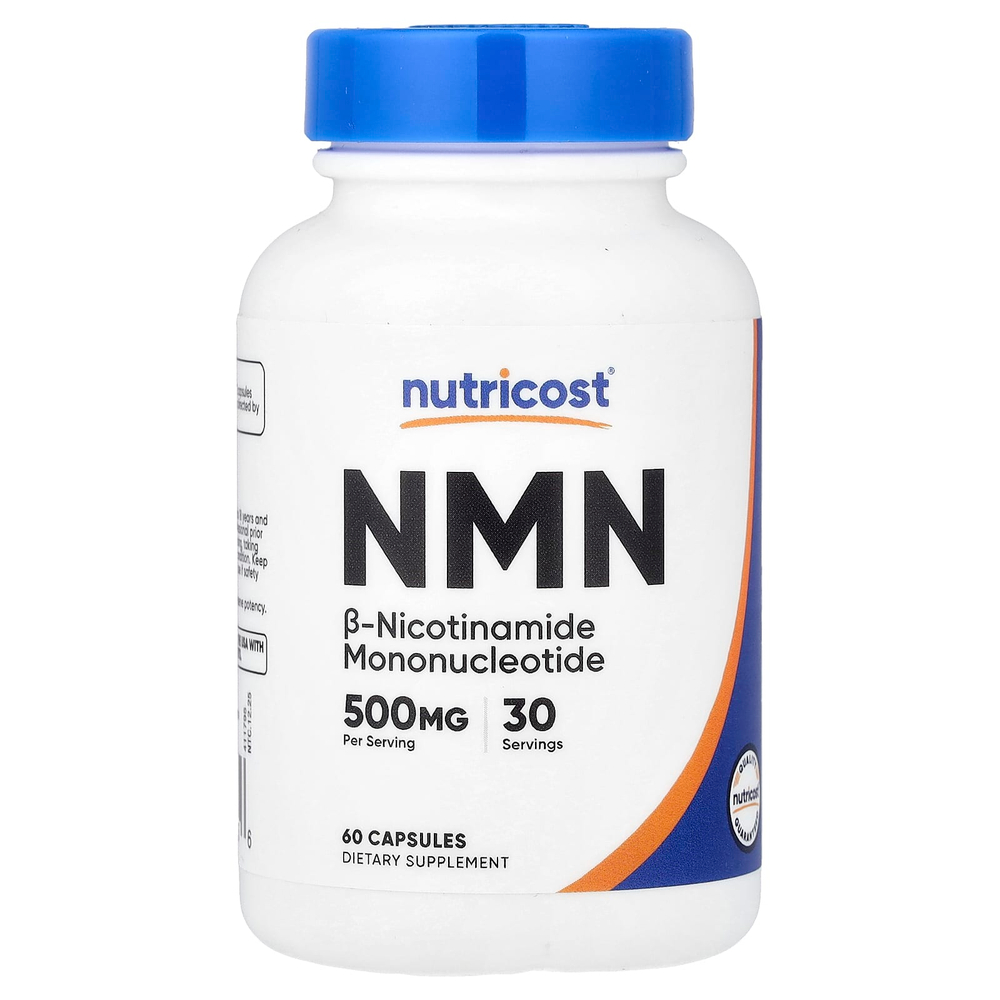 Nutricost, NMN, 60 капсул (250 мг на капсулу)
