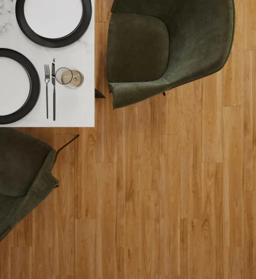Каменный SPC ламинат AlixFloor Natural Line Орех Американский натуральный