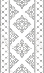 Элеганс сер декор 01 / Elegance grey decor 01  300х500 (1-й сорт)