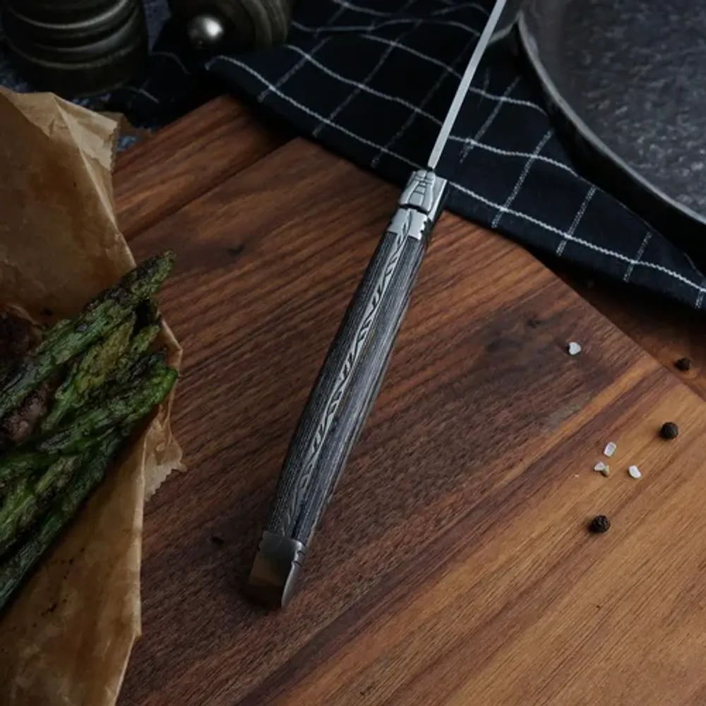 Нож для стейка топорик 21,6 см "Garwin" Pakka Wood P.L. Proff Cuisine