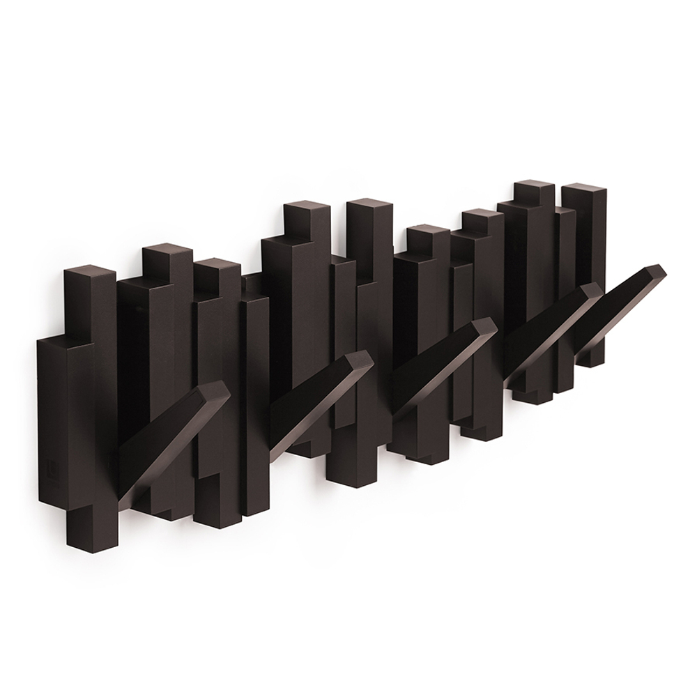 Настенная вешалка Sticks эспрессо