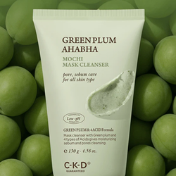 CKD Маска очищающая для лица с экстрактом зеленой сливы - Greenplum ahabha mochi mask cleanser, 130г