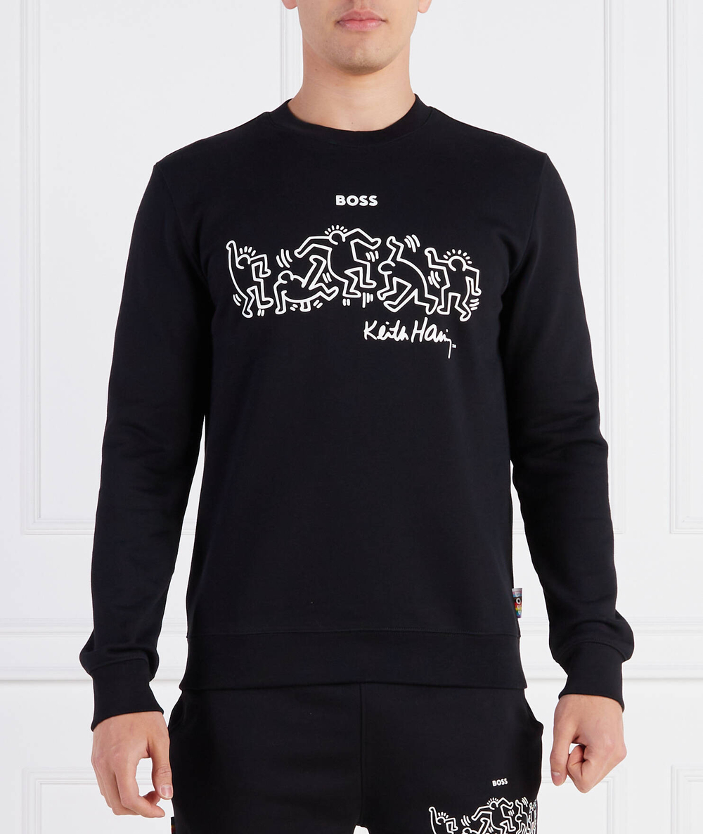 Худи W Haring BOSS BLACK - черный(50505467)