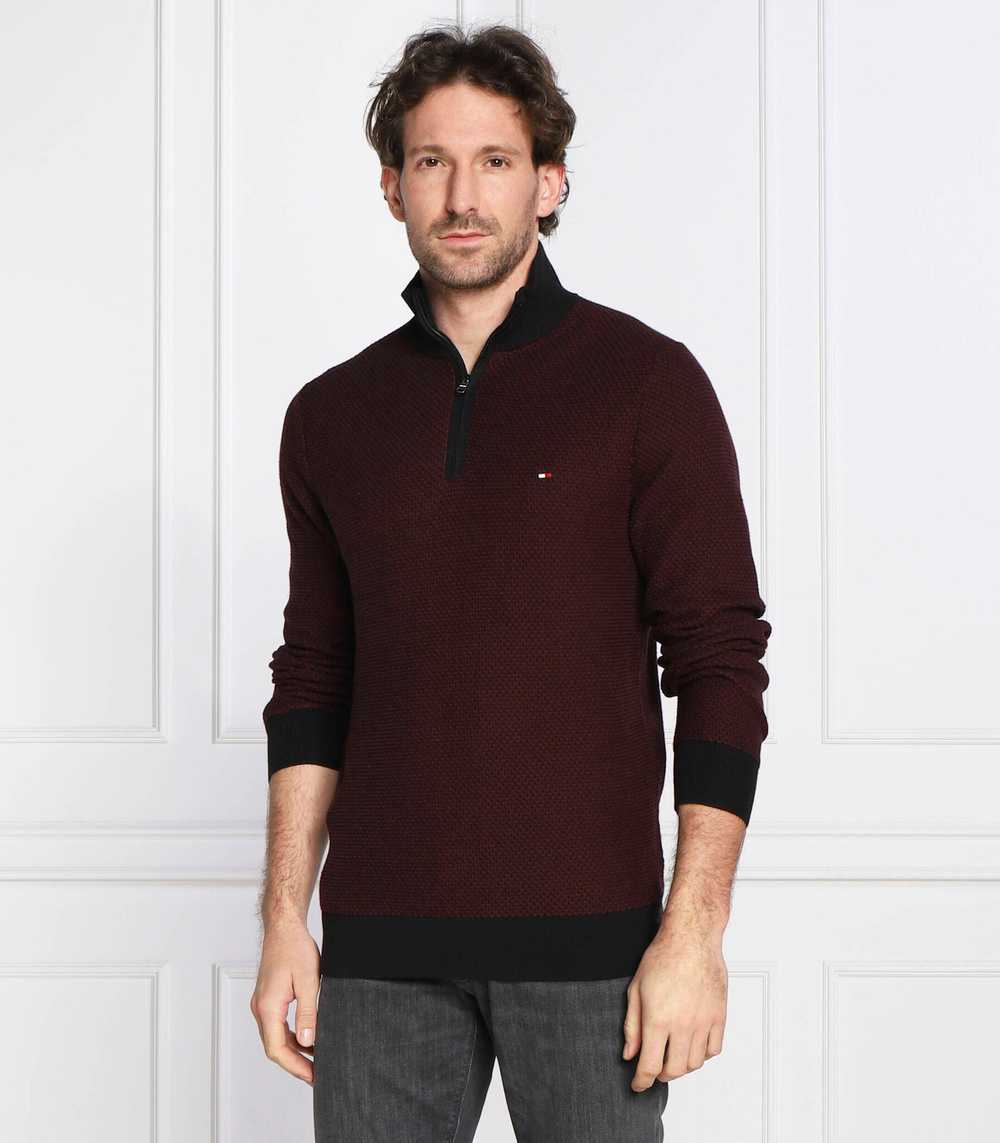 свитер 2-tone Tommy Hilfiger - черный(MW0MW28041)