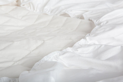 Наматрасник непромокаемый на резинке 90х200х40 German Grass Драйсо Белый (Mattress Cotton Drysoft)