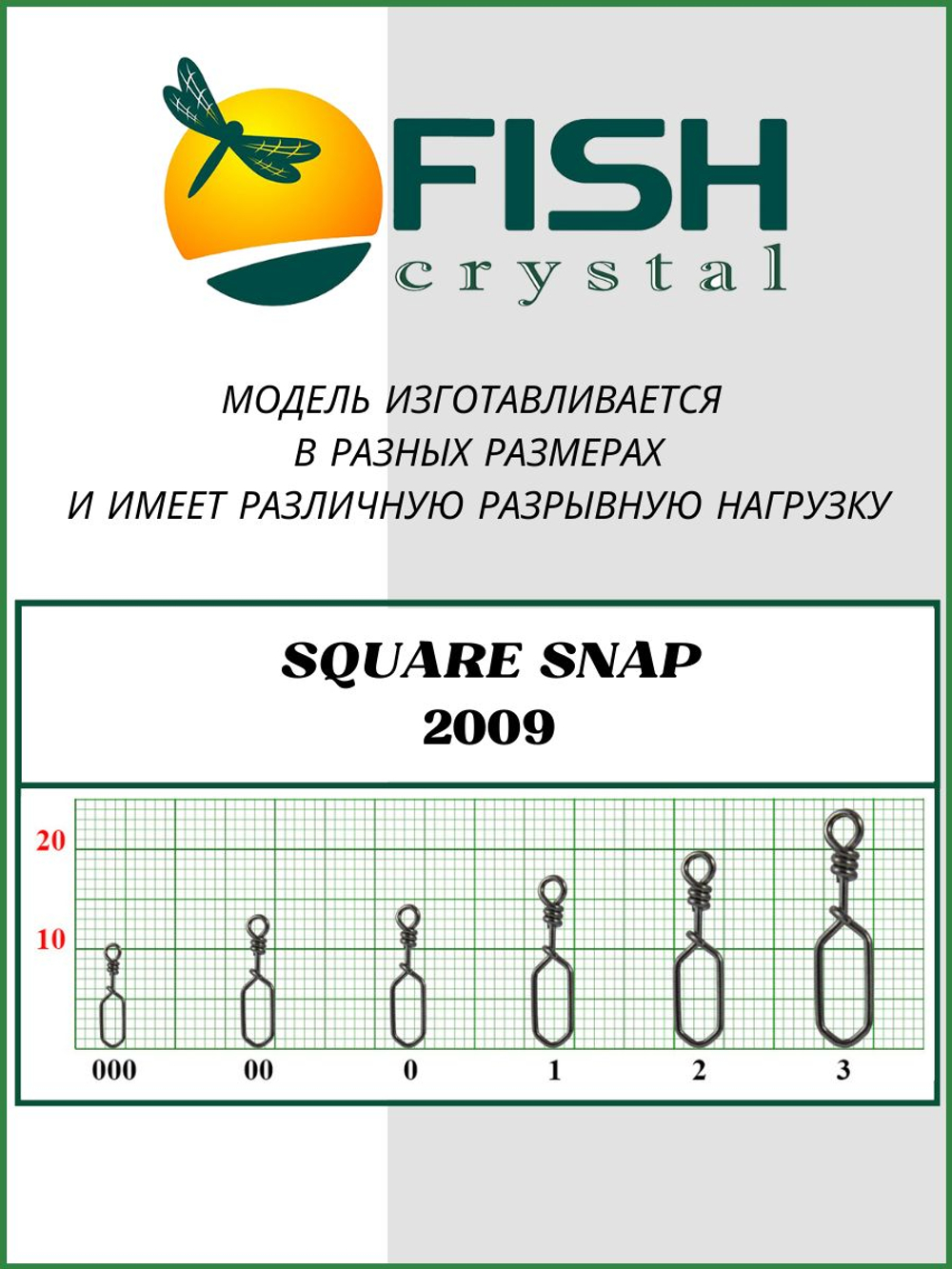 Застежка рыболовная Square Snap 2009 №1