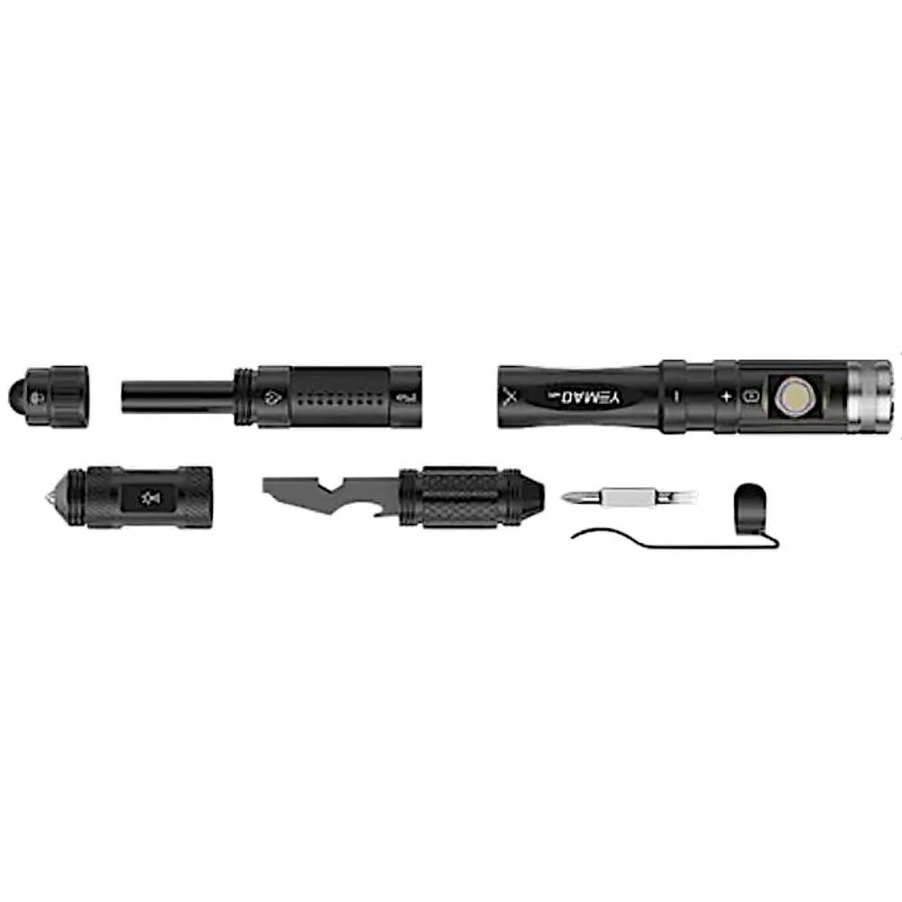 Фонарь многофункциональный Yemao YM-M91 480лм (5Вт) 90м ( XP-G3, 5 режимов, Аккумул. 10280 ( 6 в 1 ) ) -