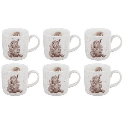 Набор кружек 6шт 310мл Слоненок Royal Worcester