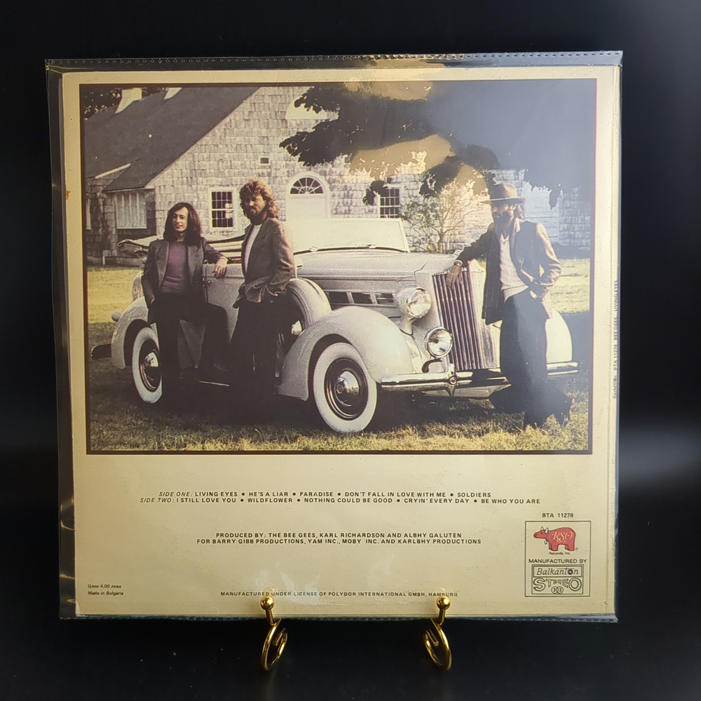 LP Bee Gees – Living Eyes. Виниловая пластинка 12 дюймов. Балкантон Болгария.