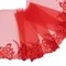 Вышивка на сетке красная (левая) 25 см