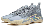 Li Ning Son Of Flash Abrasion Resistant Breathable Low top Basketball Shoes Men"s Gray