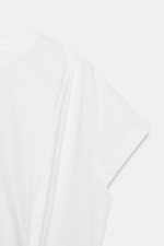 АСИММЕТРИЧНАЯ ФУТБОЛКА СО СКЛАДКАМИ — ZARA