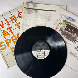 Винтажная виниловая пластинка LP Paul McCartney Wings, Wings At The Speed Of Sound (Япония 1976) (Без Оби)