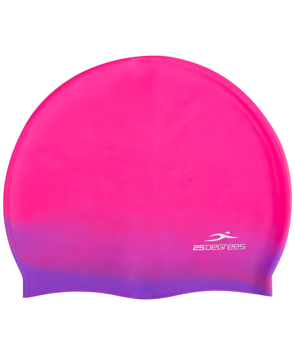 Шапочка для плавания Relast Pink/Purple, силикон