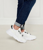Кожаные кроссовки fondo speedtrack Versace Jeans Couture - белый(77YA3SC4ZP325)
