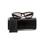 Солнцезащитные очки SAINT LAURENT SL M127/F-001 бабочка черные