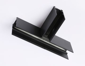 Коннектор T-образный для накладного шинопровода GL3374 BK чёрный Magnetic Standard Ambrella