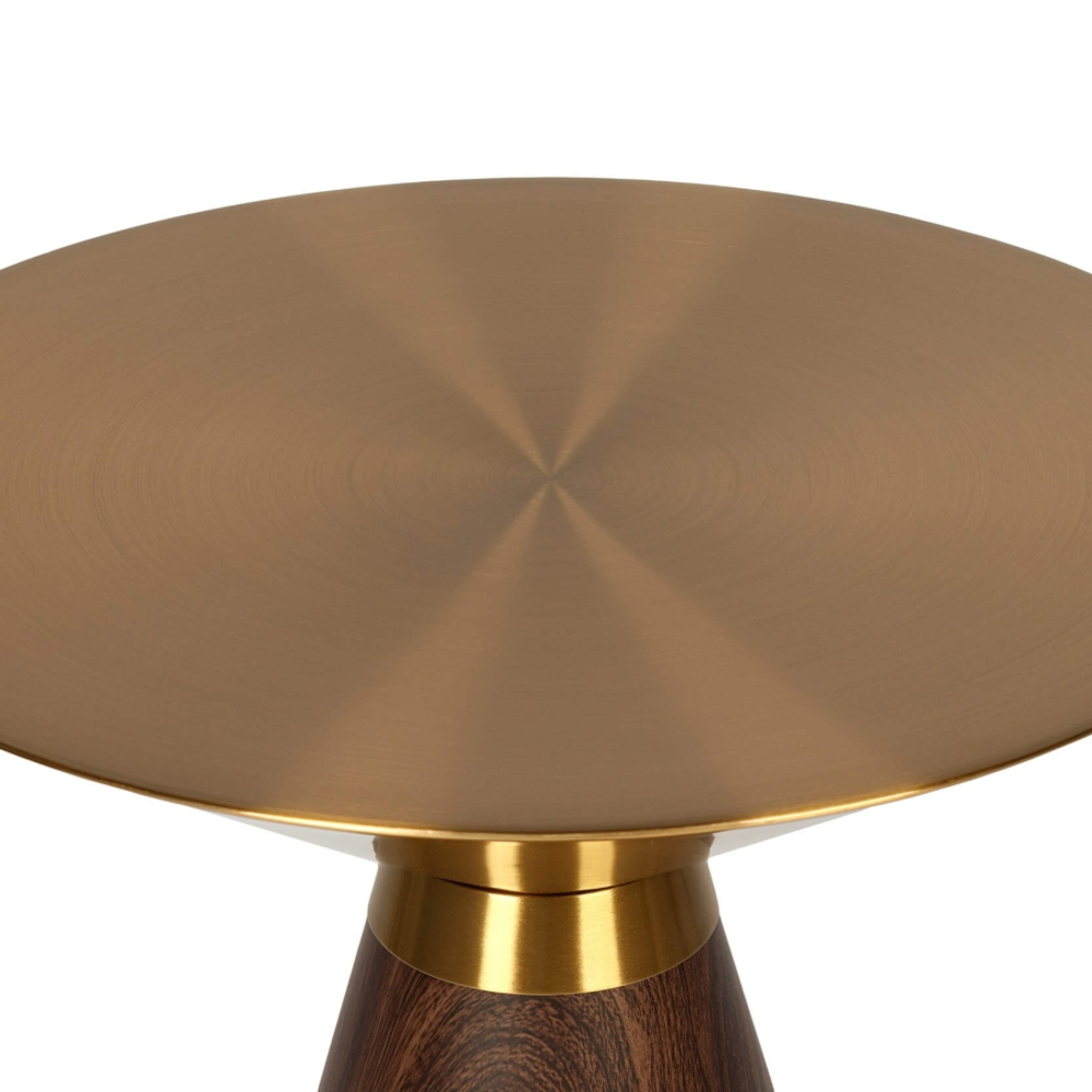 Кофейный столик COSMO Vaso Gold диаметр 49
