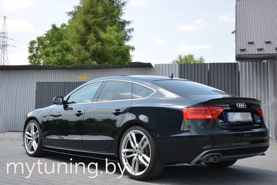 Сплиттер спойлера задней двери верхний V.1 для AUDI A5 B8 Sportback S-Line (11-16)