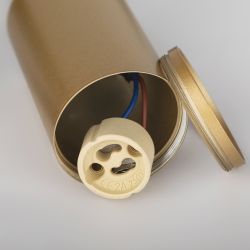 Трековый светильник однофазный ЭРА TR45-GU10 S MG подвесной под лампу GU10 золото | Однофазные светильники под лампу