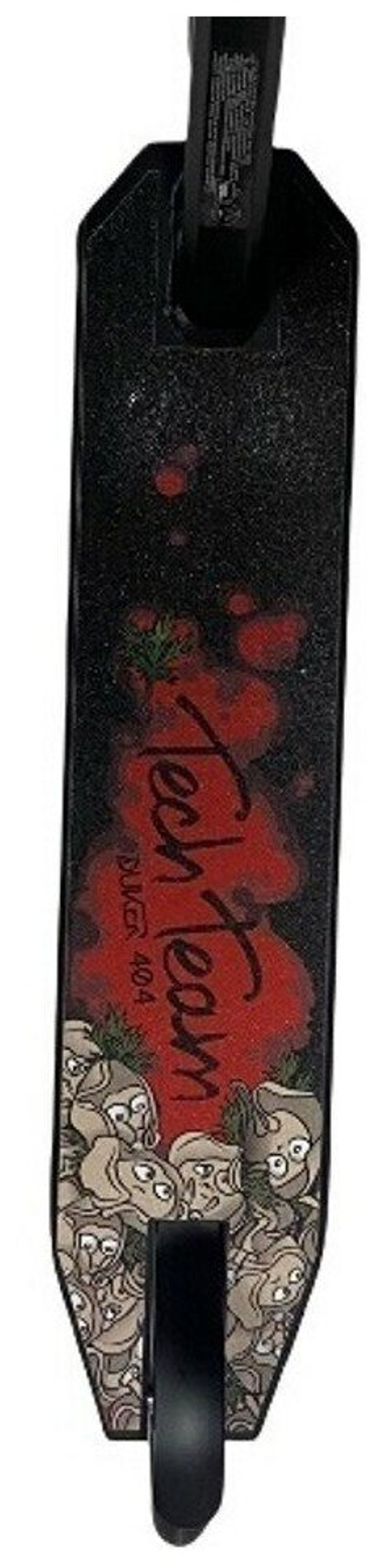 Детский трюковой самокат TechTeam Duker 404 2022, черный