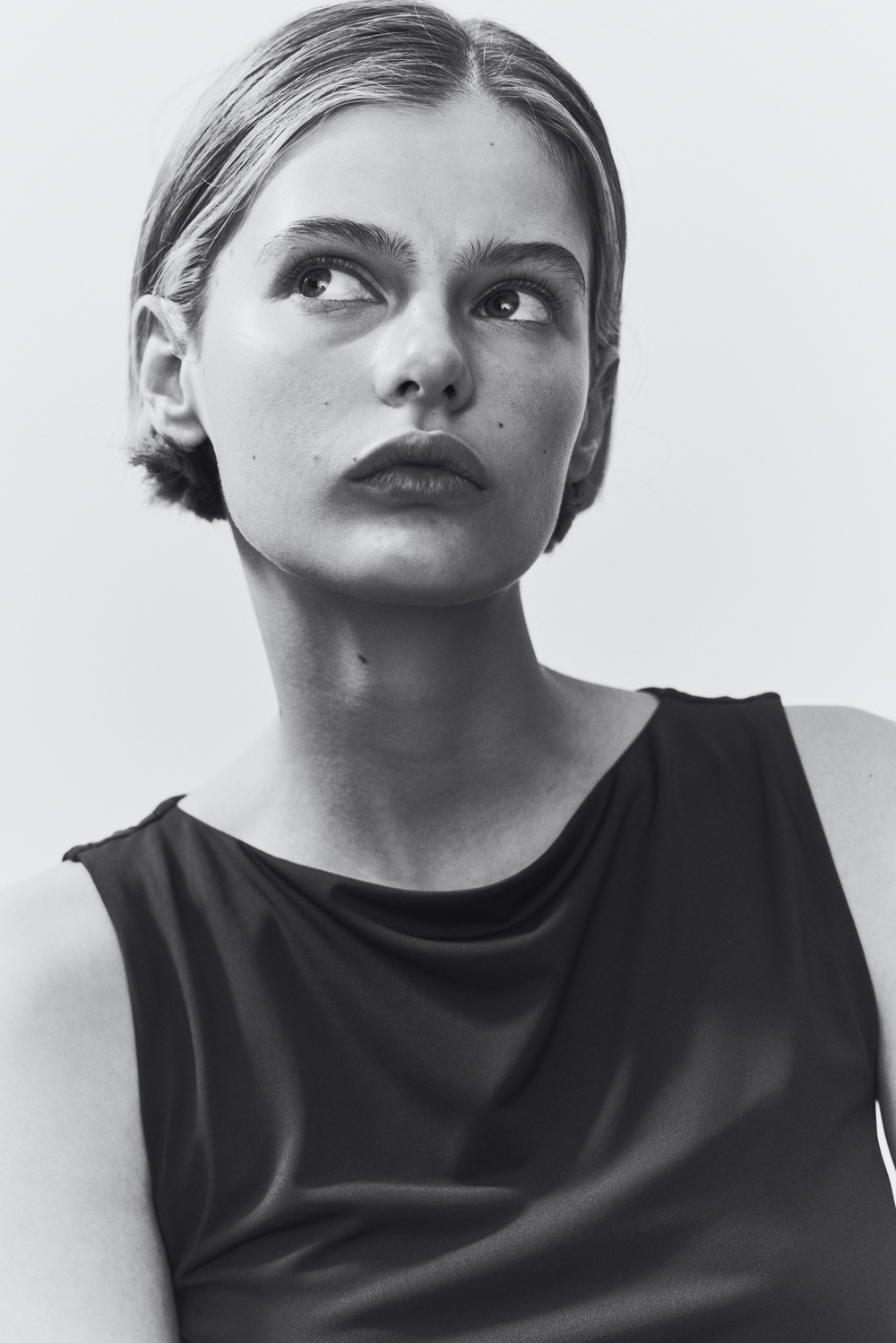 Топ с драпировкой и вырезом лодочка - H&M