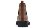 COACH Levy Canvas Short Chelsea Boots Women"s Khaki