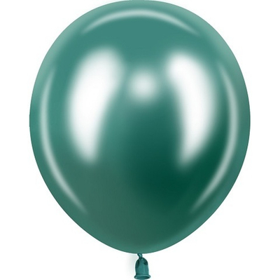 Воздушные шары с гелием и обработкой Chrome Green Хром Зеленый 512 12"/30см