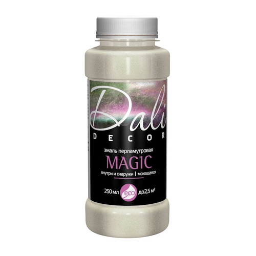 Эмаль акрил. DALI Decor Magic  перламутр. жемчуг 0,25л (Рогнеда) НЕМОРОЗОСТОЙКАЯ от + 5 С
