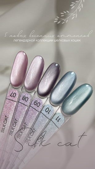 Гель лак Galaxy Silk cat 10, 9г
