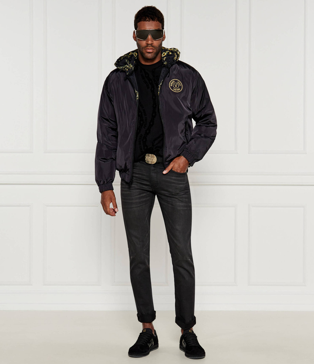 Двухсторонняя куртка бомбер Versace Jeans Couture - черный(77GAUD17CQD56)